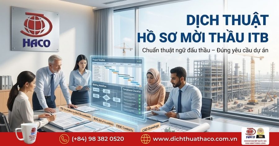 Dịch thuật hồ sơ mời thầu ITB