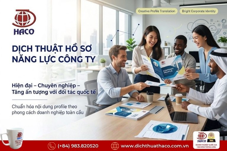 Dịch thuật hồ sơ năng lực công ty (Profile/Brochure) – Chuẩn chuyên nghiệp, nâng tầm thương hiệu 5 Dịch thuật hồ sơ năng lực công ty (Profile/Brochure)
