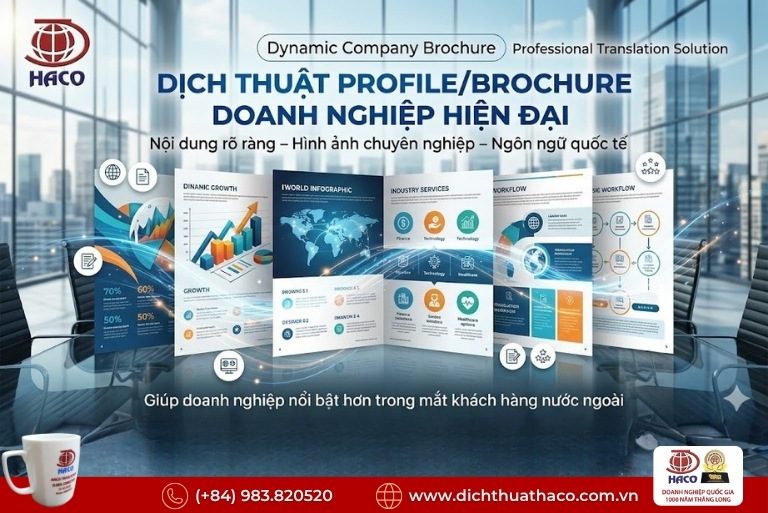 Dịch thuật hồ sơ năng lực công ty (Profile/Brochure) – Chuẩn chuyên nghiệp, nâng tầm thương hiệu 4 Dịch thuật hồ sơ năng lực công ty (Profile/Brochure)