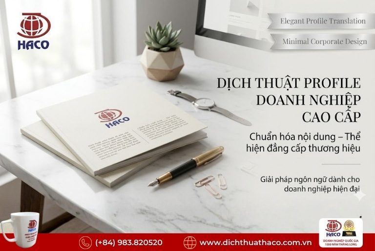 Dịch thuật hồ sơ năng lực công ty (Profile/Brochure) – Chuẩn chuyên nghiệp, nâng tầm thương hiệu 2 Dịch thuật hồ sơ năng lực công ty (Profile/Brochure)