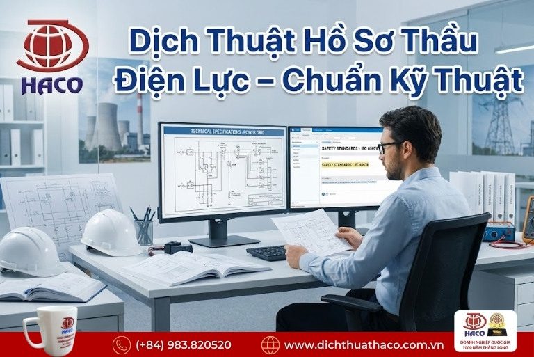Dịch Thuật Hồ Sơ Thầu Điện Lực Hà Nội
