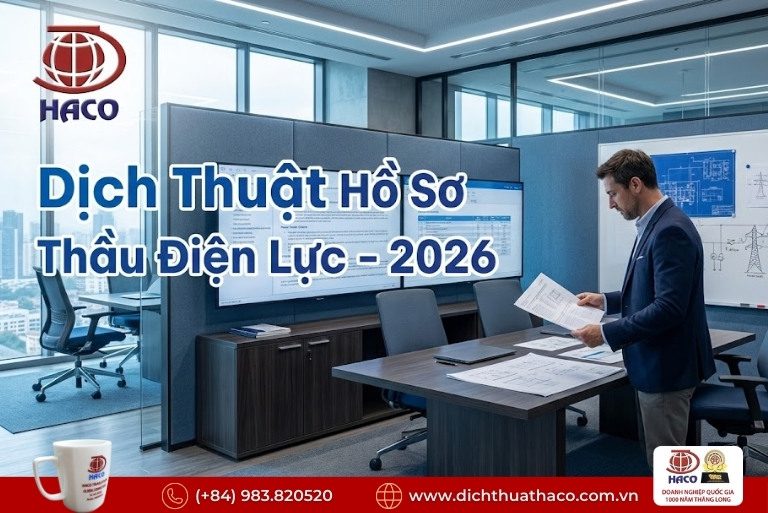 Dịch Thuật Hồ Sơ Thầu Điện Lực Hà Nội