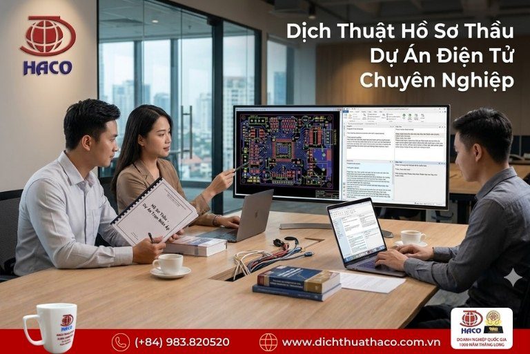 Dịch thuật hồ sơ thầu dự án điện tử Samsung Bắc Ninh