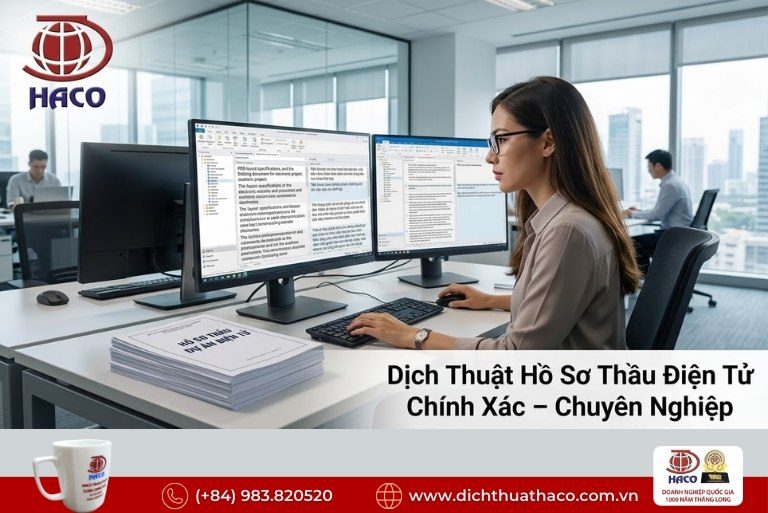 Dịch thuật hồ sơ thầu dự án điện tử Samsung Bắc Ninh