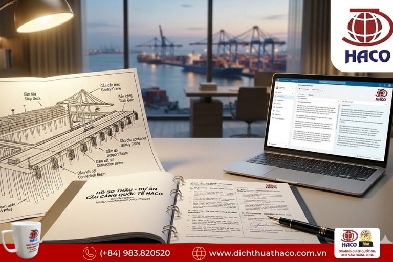 Dịch Thuật Hồ Sơ Thầu Dự Án Hạ Tầng Cảng Biển Hải Phòng 2026 6 Dịch Thuật Hồ Sơ Thầu Dự Án Hạ Tầng Cảng Biển Hải Phòng