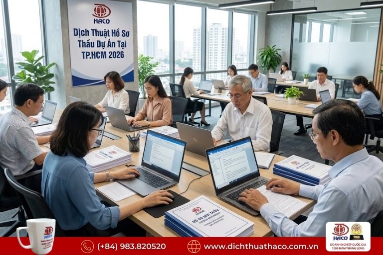 Dịch Thuật Hồ Sơ Thầu Dự Án Tại TP.HCM