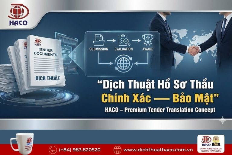 Dịch Thuật Hồ Sơ Thầu Dự Án Tại TP.HCM
