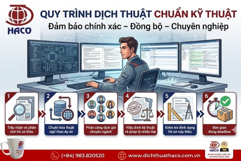 Dịch thuật hồ sơ thầu giàn khoan