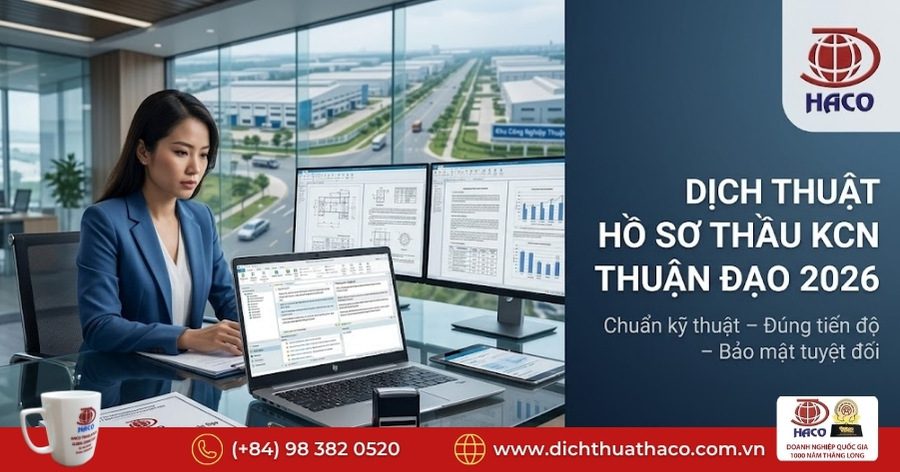 Dịch thuật hồ sơ thầu KCN Thuận Đạo Long An