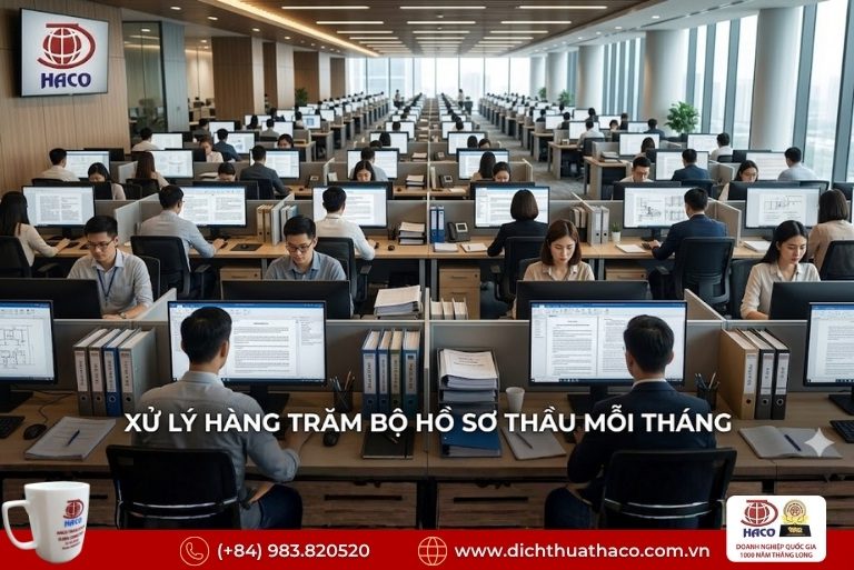 Dịch thuật hồ sơ thầu KCN Thuận Đạo Long An