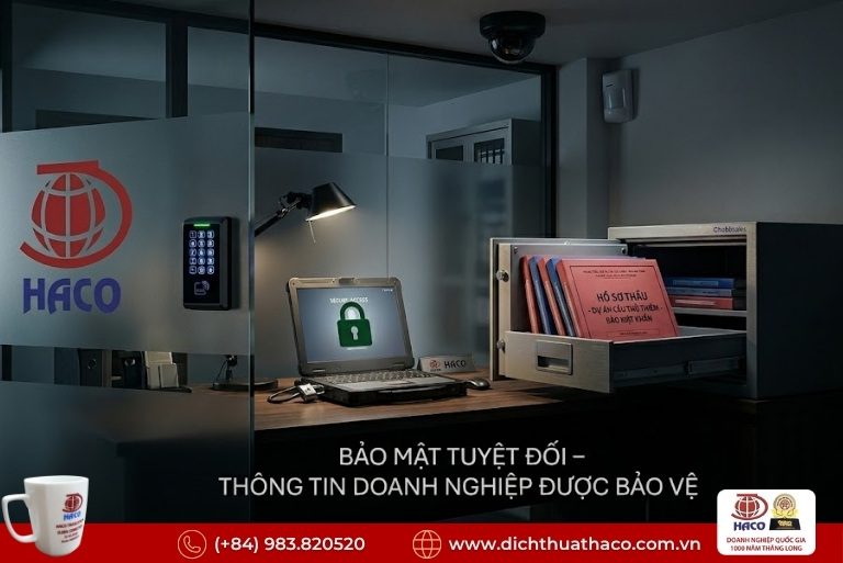 Dịch thuật hồ sơ thầu KCN Thuận Đạo Long An