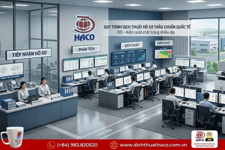 Dịch thuật hồ sơ thầu KCN Thuận Đạo Long An