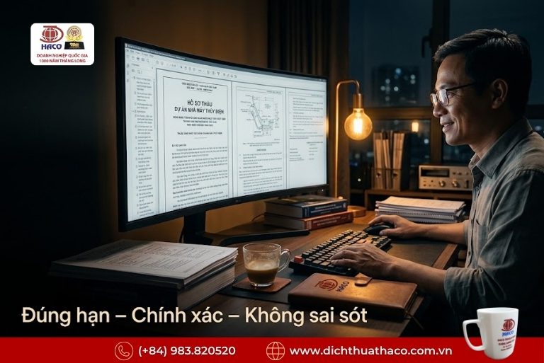 Dịch thuật hồ sơ thầu KCN Thuận Đạo Long An