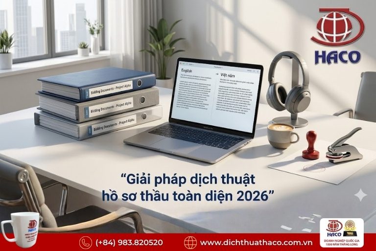 Dịch thuật hồ sơ thầu KCN Thuận Đạo Long An