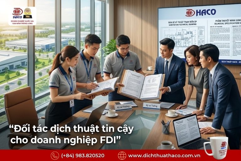 Dịch thuật hồ sơ thầu KCN Thuận Đạo Long An