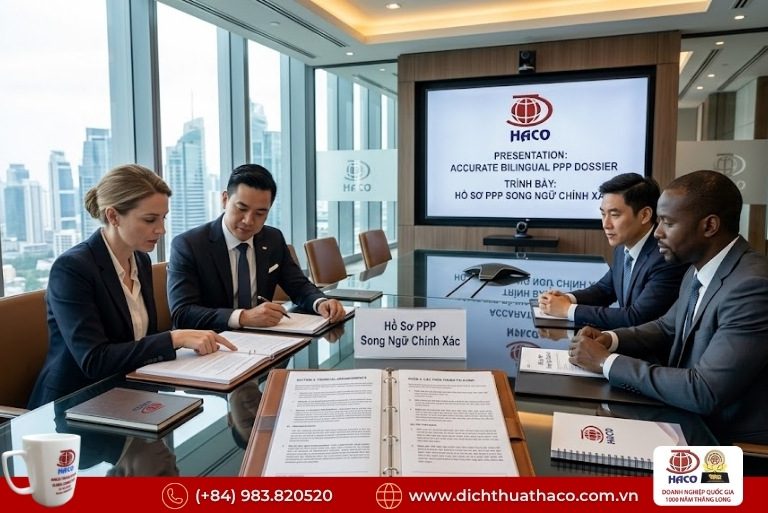 Dịch thuật hợp đồng hợp tác công tư PPP