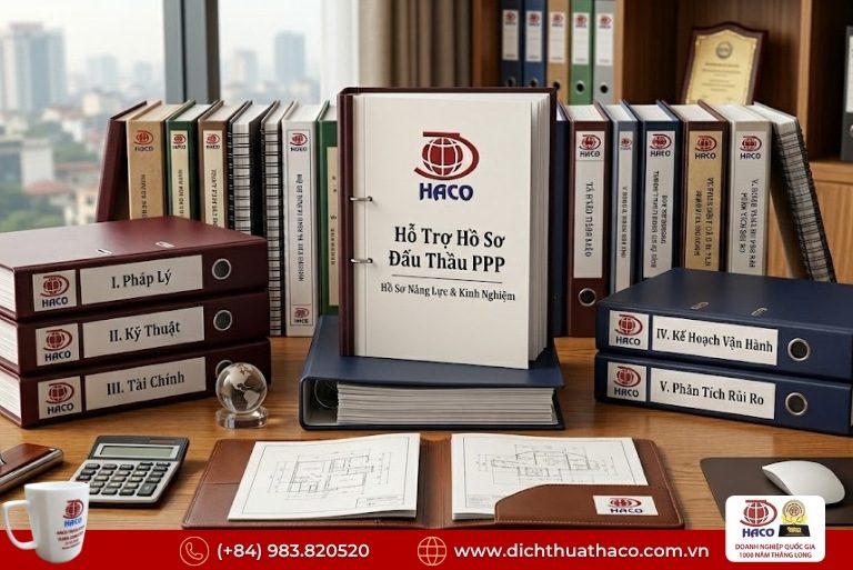 Dịch thuật hợp đồng hợp tác công tư PPP