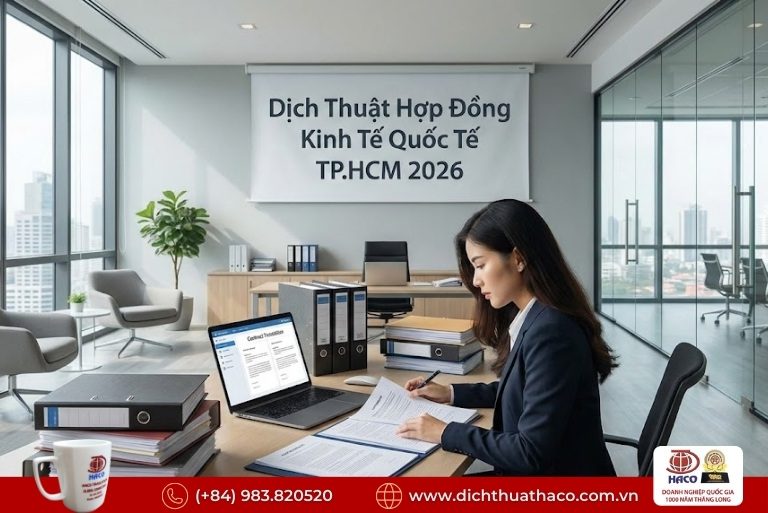 Dịch Thuật Hợp Đồng Kinh Tế Quốc Tế TP.HCM