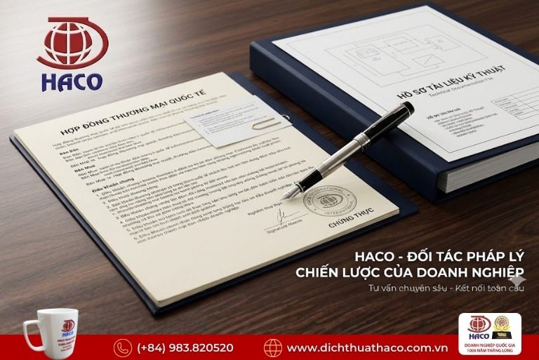 Dịch thuật hợp đồng mua bán máy móc quốc tế tại Đồng Nai