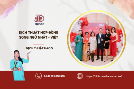 Dịch Thuật Hợp Đồng Song Ngữ Nhật Việt, Uy Tín Chính Xác Dịch Thuật Haco 1