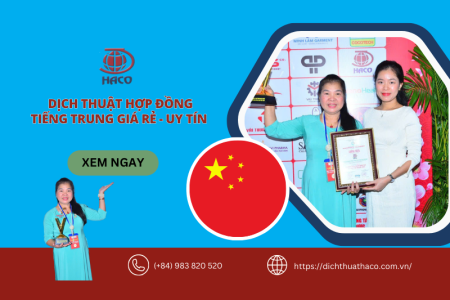 Dịch Thuật Hợp Đồng Tiếng Trung Giá Rẻ Uy Tín 🏆 Dịch Thuật Haco1