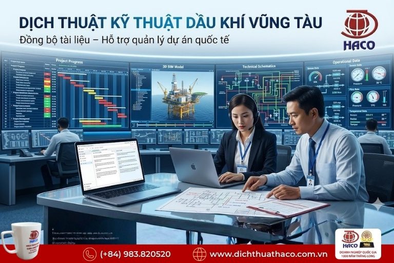 Dịch thuật kỹ thuật dầu khí Vũng Tàu