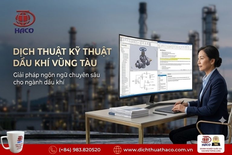 Dịch thuật kỹ thuật dầu khí Vũng Tàu