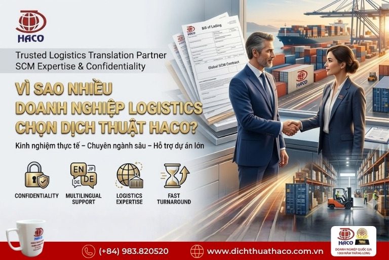 Dịch thuật Logistics chuỗi cung ứng FDI 7 Dịch thuật Logistics chuỗi cung ứng FDI