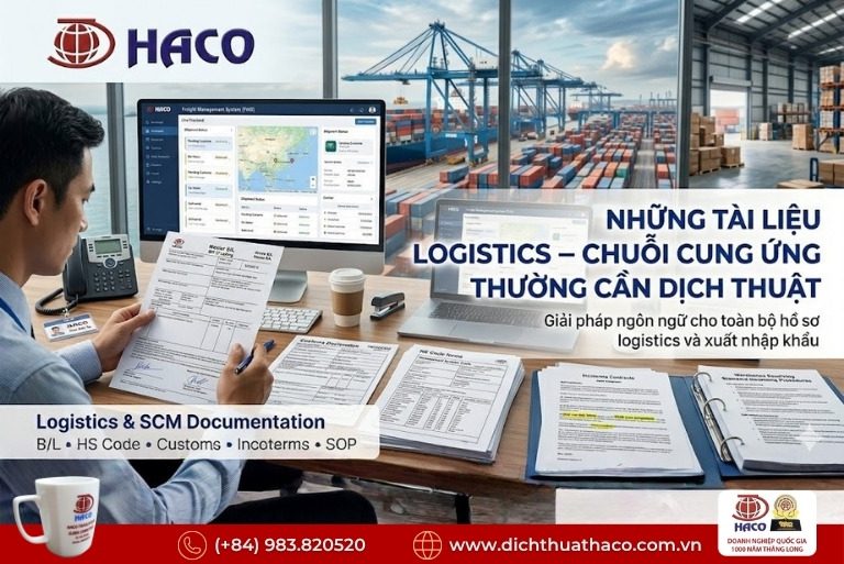Dịch thuật Logistics chuỗi cung ứng FDI 2 Dịch thuật Logistics chuỗi cung ứng FDI