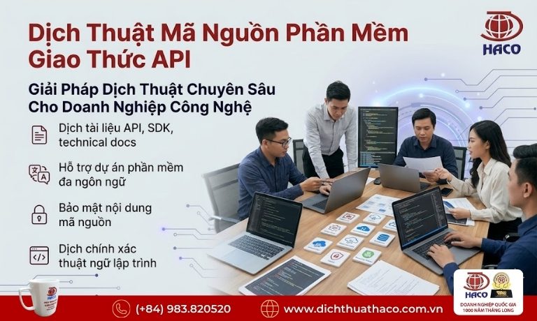 Dịch Thuật Mã Nguồn Phần Mềm Giao Thức API
