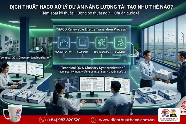 Dịch thuật năng lượng tái tạo FDI