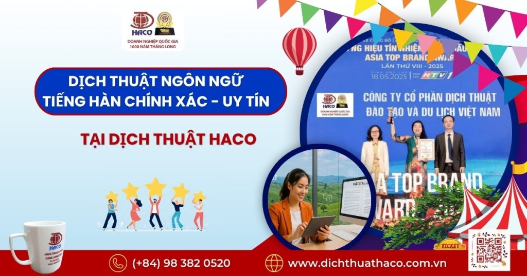 Dich Thuat Ngon Ngu Tieng Han Chinh Xac Uy Tin O Lao Cai