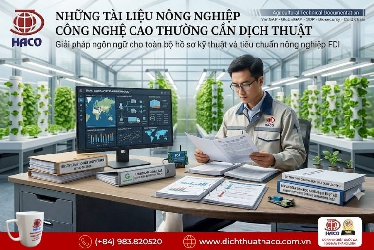 Dịch thuật nông nghiệp công nghệ cao FDI 2 Dịch thuật nông nghiệp công nghệ cao FDI