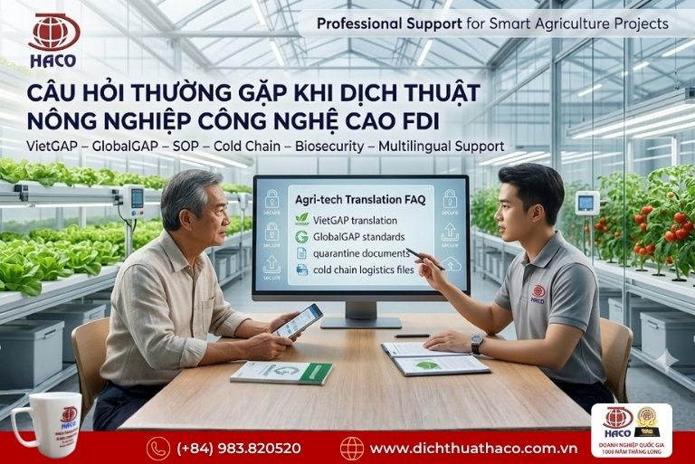 Dịch thuật nông nghiệp công nghệ cao FDI 8 Dịch thuật nông nghiệp công nghệ cao FDI
