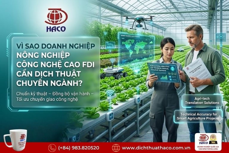 Dịch thuật nông nghiệp công nghệ cao FDI 1 Dịch thuật nông nghiệp công nghệ cao FDI