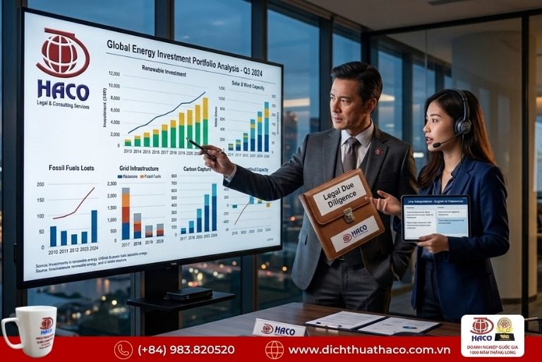 Dịch Thuật Pháp Lý Dự Án Dầu Khí