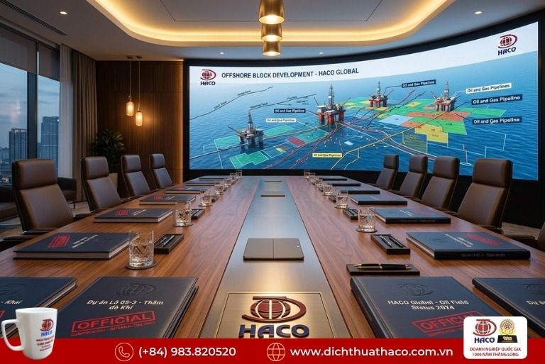 Dịch Thuật Pháp Lý Dự Án Dầu Khí
