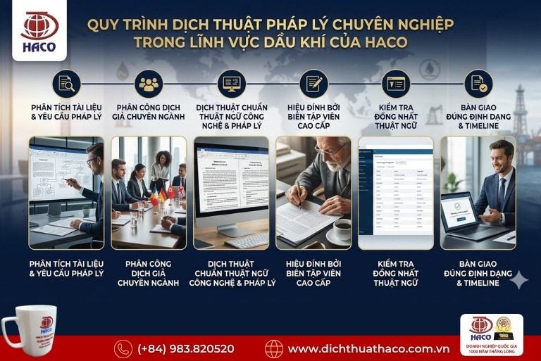 Dịch Thuật Pháp Lý Dự Án Dầu Khí