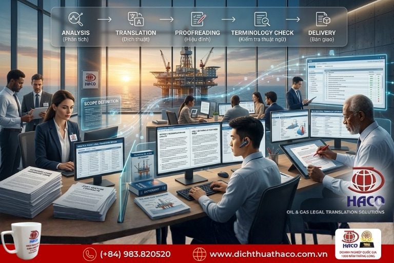Dịch Thuật Pháp Lý Dự Án Dầu Khí