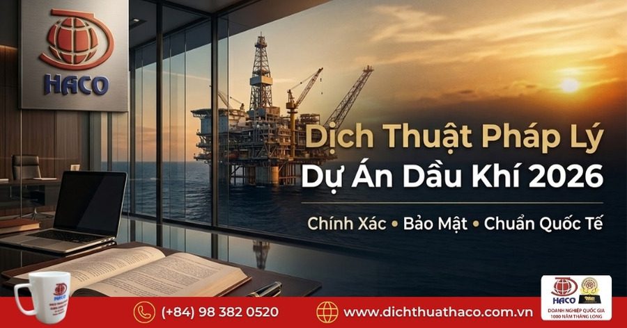 Dịch Thuật Pháp Lý Dự Án Dầu Khí