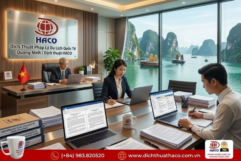 Dịch thuật pháp lý du lịch quốc tế Quảng Ninh