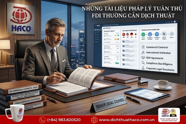 Dịch thuật pháp lý tuân thủ FDI 2 Dịch thuật pháp lý tuân thủ FDI
