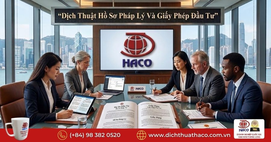Dịch thuật pháp lý và giấy phép đầu tư FDI Bắc Ninh