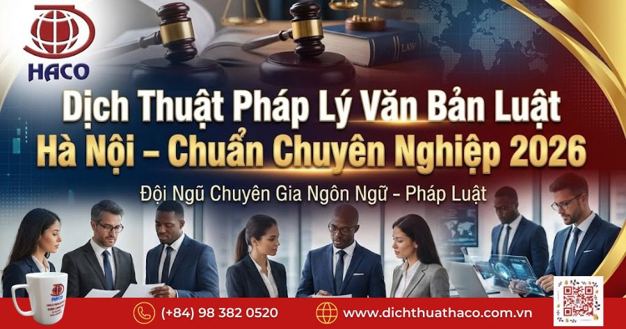 Dịch thuật pháp lý văn bản luật tại Hà Nội