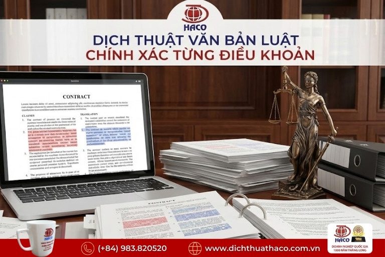 Dịch thuật pháp lý văn bản luật tại Hà Nội
