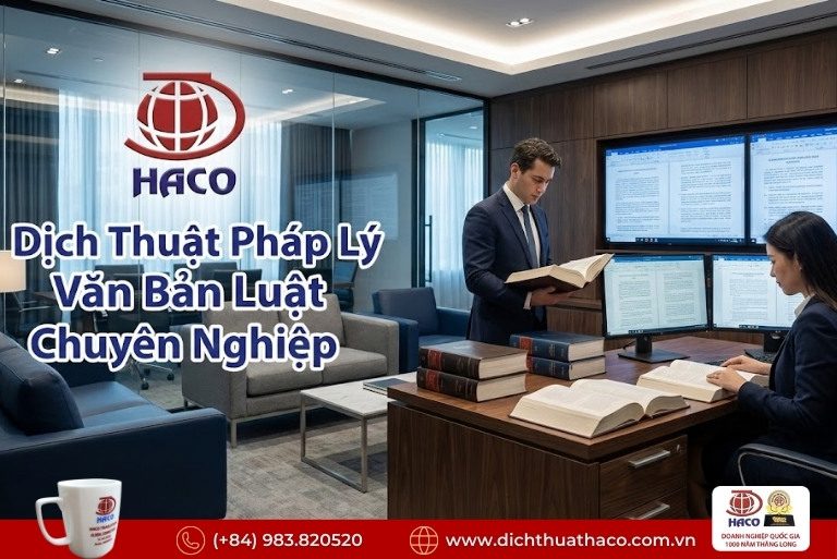 Dịch thuật pháp lý văn bản luật tại Hà Nội