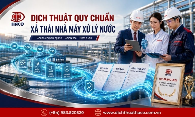 Dịch thuật quy chuẩn xả thải nhà máy xử lý nước chuẩn chuyên ngành 3 dich thuat quy chuan xa thai nha may xu ly nuoc 2