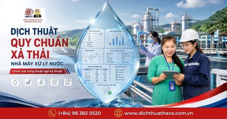Dịch thuật quy chuẩn xả thải nhà máy xử lý nước chuẩn chuyên ngành 1 dich thuat quy chuan xa thai nha may xu ly nuoc 4