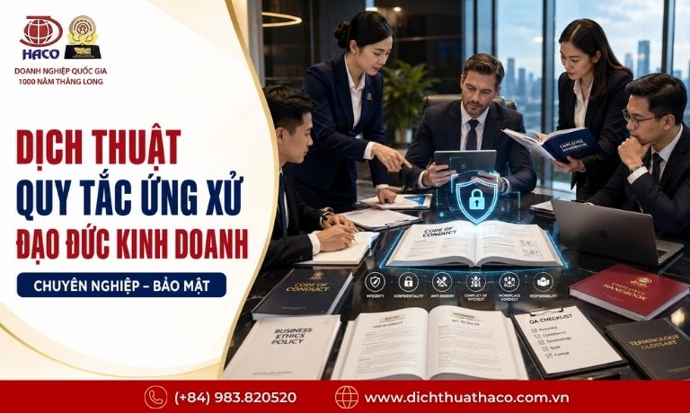 Dịch thuật quy tắc ứng xử đạo đức kinh doanh chuyên nghiệp, bảo mật 7 dich thuat quy tac ung xu dao duc kinh doanh 6