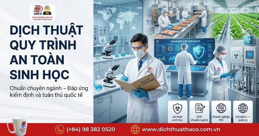 Dịch thuật quy trình an toàn sinh học